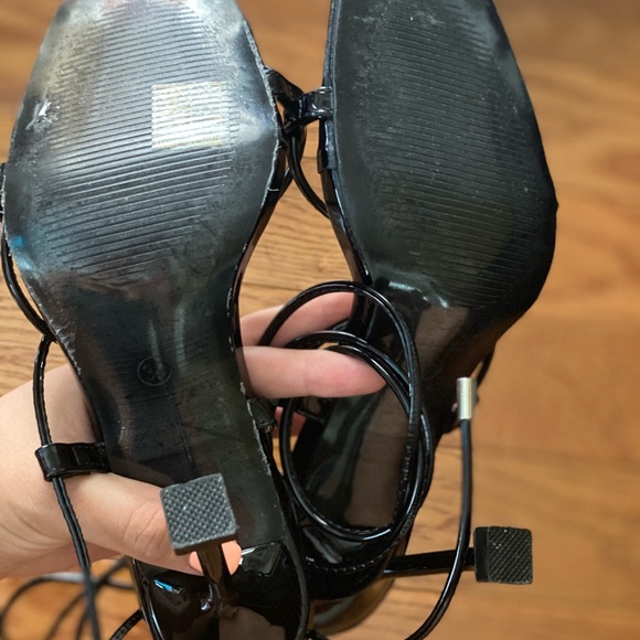 Tie Leg Thong Sandals (Heels) - Picture 9 of 10